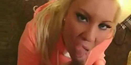 Slutty Blonde Knows How To Get Her Sperm