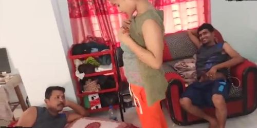 Delhi College Girl And Boys Having Fun In Room