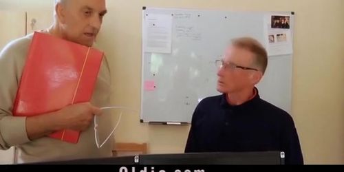 Young Secretary Fucks Old Dick Blowjob Mouth Cumshot (Kim Nike)