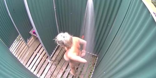 Monster Natural Big Tits In Shower - 