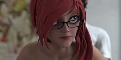 3D Hentai MILF Teacher and Student Fuck