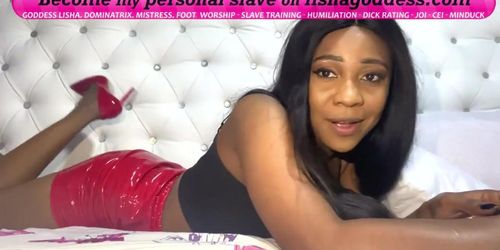 Goddess Lisha Foot Sole Domination JOI Countdown Slave Training Femdom Humiliation