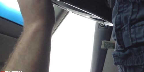 flashing My fat cock To Shocked homeless woman