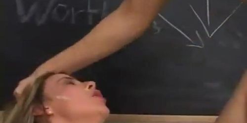 Teen Cumslut Gets Her Throat Obliterated