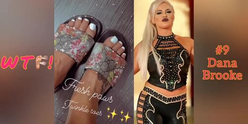 Female Wrestlers Feet Compilation