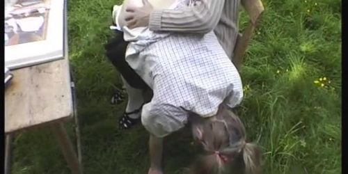 Grandma Birches Grand Daughter To Teach Her A Lesson (Full Video)