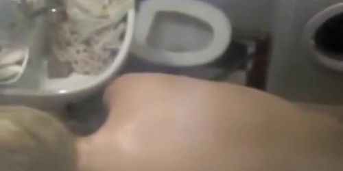 Peeping tom films a naked sweetheart
