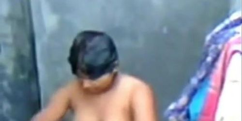 Barishal Girl Bathing After Masturbation