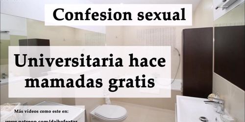 Spanish audio confesion: Mamadas Por Vicio.