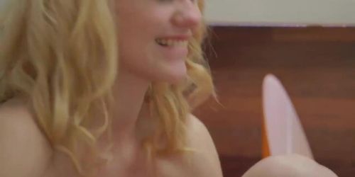 Angel Piaff and Delphine Kitchen Fun