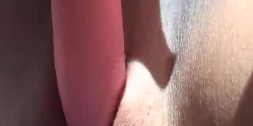 Teen College Girl Masturbating in Car While Driving Around Town