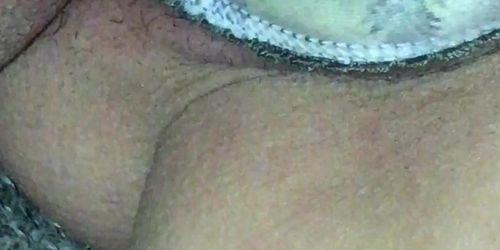 Amateur Milf’s wet pussy, big Labia, dirty Panties