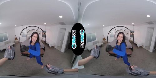 WETVR Horny Student Fucks Her Trainer In Virtual Reality (Alina Lopez)