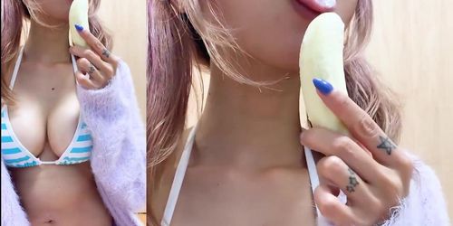 asmr_sucking_licking_a_banana_dipping_yogurt