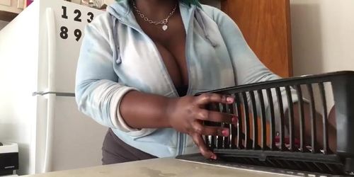 BBW Ebony Milf After Work