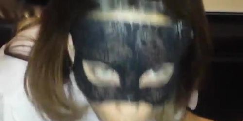 masked wife bj swallow (MaskedWoman )