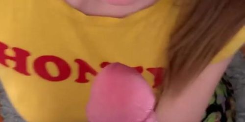 POV blowjob (see descrip.) (Laney Grey)