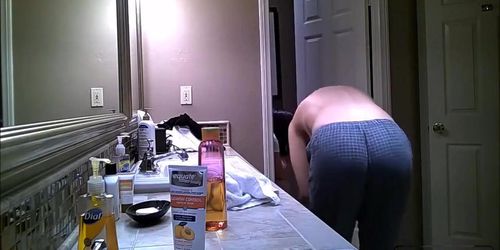 Three girls voyeured and three facials compilation
