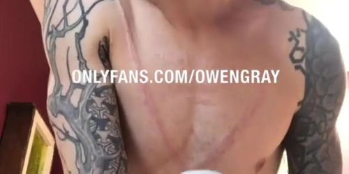 Owen Gray ONLYFANS Compilation Solo Jerk Off BDSM POV Sex Edging