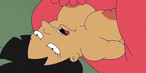 Futurama Zoidberg fucks Amy then Gives anal creampie - Tnaflix.com