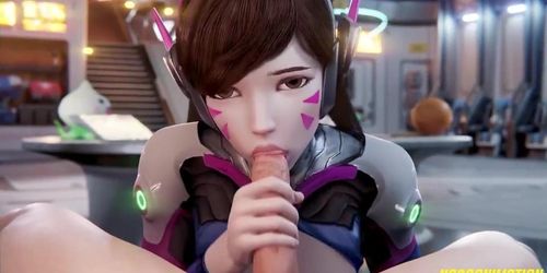 D.Va Facial/Creampie - Overwatch