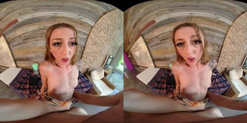 VRHUSH Kendra Cole invites her date over for another round