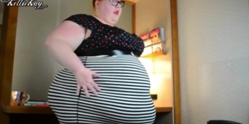 SSBBW Kellie Kay burp compilation Tnaflix com 