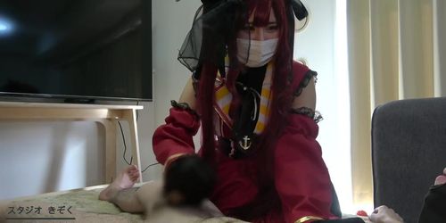 Houshou Marine VTUBER Cosplay Sex