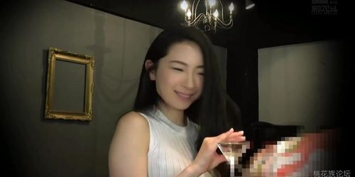 Japanese slut fucked at the bar
