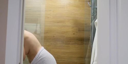 shower girl lovely ass