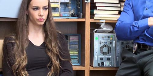 Horny LP Officer lets Tali Dova blowjob him deepthroat! (Dee Dee)