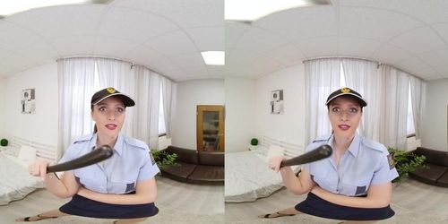 Vrconk Busty Police Babe Sucking Dick Pov Vr Porn