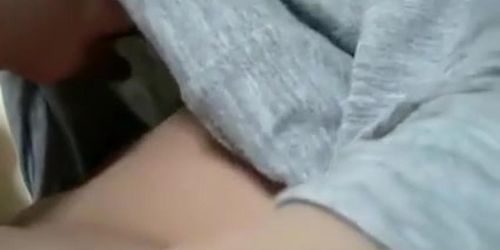 Two delicious Asian girls get touched while being asleep