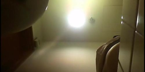 Some horny scenes caught on spy cam in public toilet