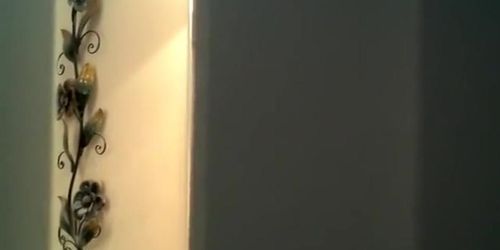 Peeping on sister's shower masturbation