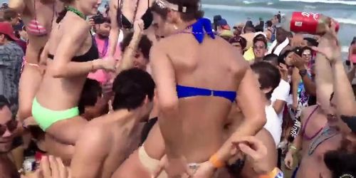 Sexiest girls of the beach are the stars of the day!