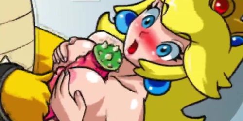 princess peach titty fucked (Sexy princess)