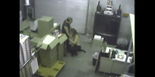 SCANDALOUSGFS - Couple having Blowjob at warehouse