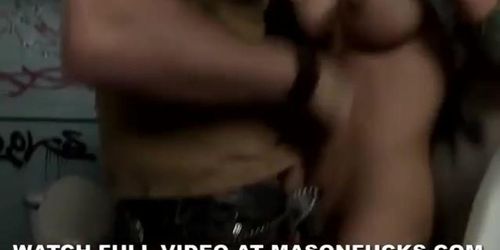 Mason Moore Screws In a Sloppy Bathroom