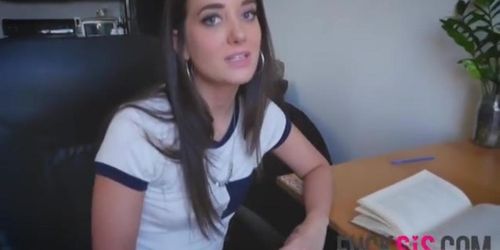 Gia Paige hot brunette slut fucked rough at home video