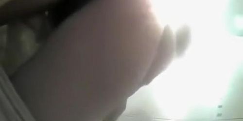 Hidden cam caught her hot peeing vagina