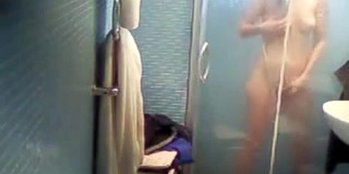 Masturbating in the Shower