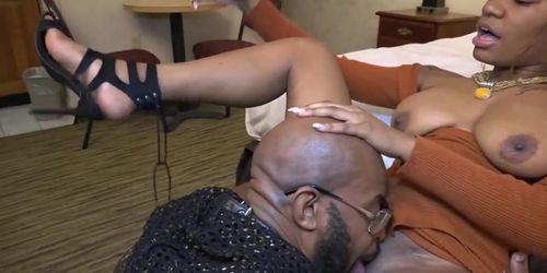 Skinny Ebony Gets Fucked Good
