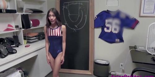 Asian m. and Fucked by White teacher- Jasmine Grey