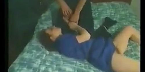 Chicks come to stepfather but he fuck unshaved pussies