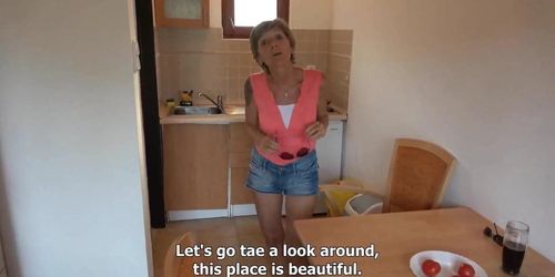 Beautiful Granny Sucking Young Dick