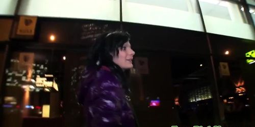 Real pulled euro railed in shavedpussy pov
