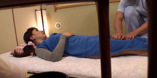 Tricking Stubborn Wife into a Secret Sexual Massage DX