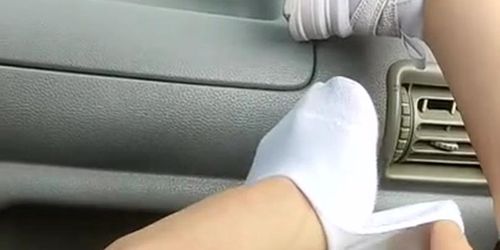 Angie Feet socks  (white socks)