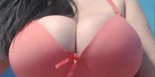 brunette with very nice huge tits